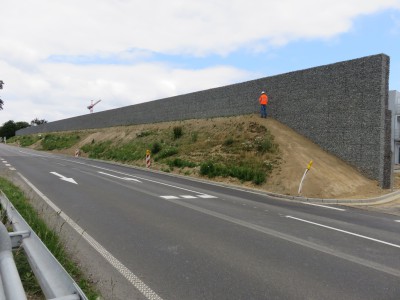 Übach Palenberg, Lärmschutzgabionen