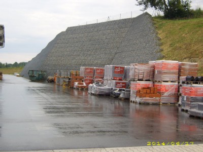 Hauzenberg Hagebau, Böschungssicherung