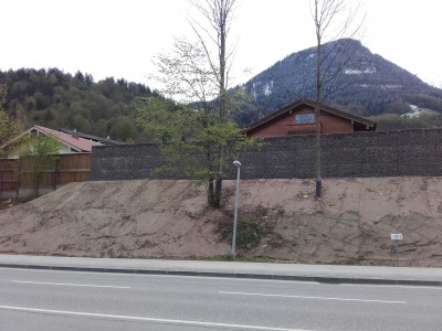 Wemholz Königssee, Lärmschutzgabionen