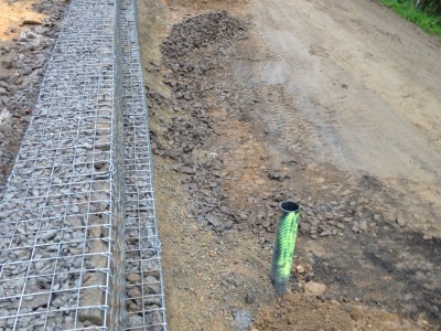 Aschaffenburg Radweg, Böschungssicherung