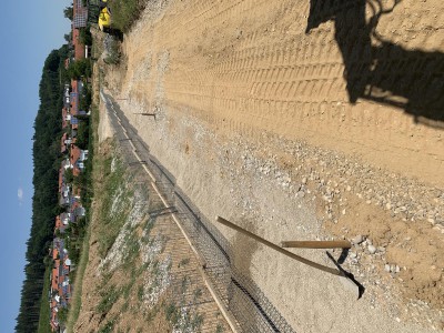 Burghausen, Hangsicherung Straßenbau