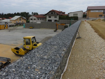 Salzweg Recyclinghof, Hangsicherung, Hangsicherung Recyclinghof Salzweg