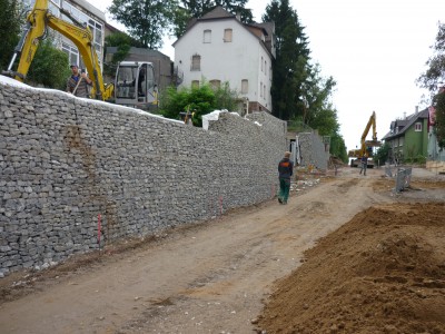 Königsbach Stein, Böschungssicherung